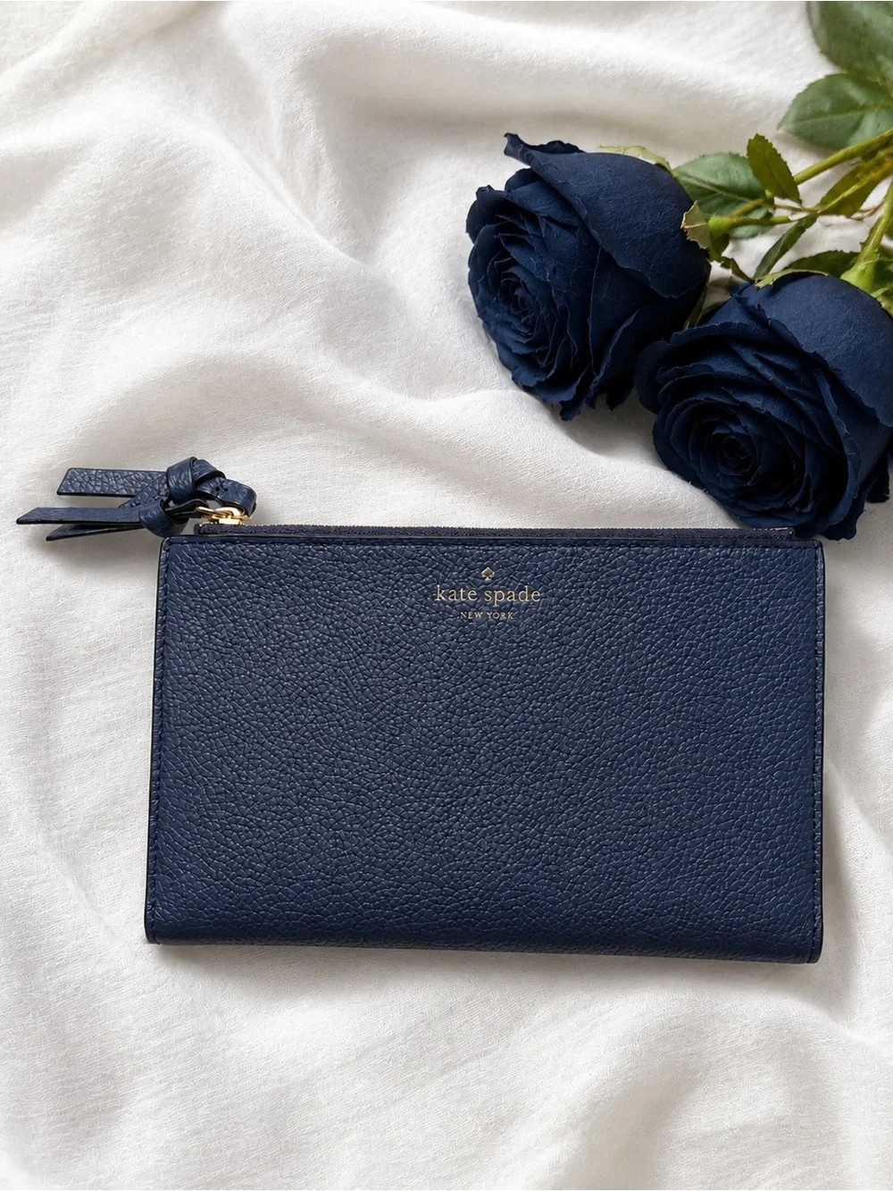 Kate Spade Neda Newbury Lane Clutch Wallet in French Navy Blue